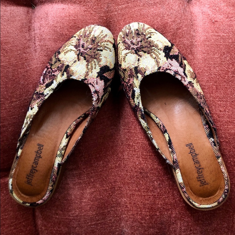 Jeffrey Campbell Mula II Tapestry Mules